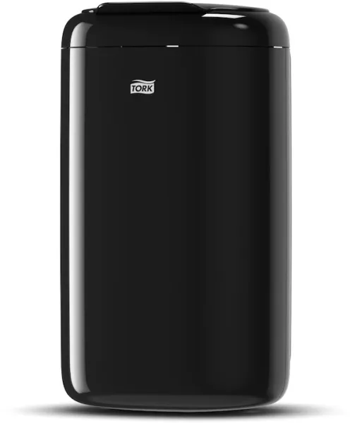 Tork papperskorg B3, av svart plast, 5 L