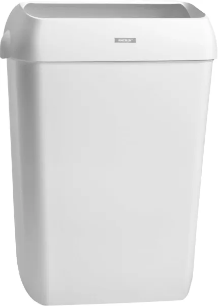 Katrin papperskorg, 25 L, papperskorg med lock, vit